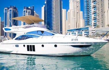 48ft Azimut  Motor Yacht Charter in Dubai, UAE for 10 person!