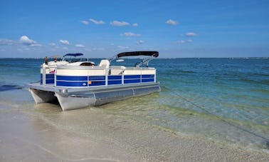 2021 Lexington Luxury Pontoon Rental in Clearwater, Tampa