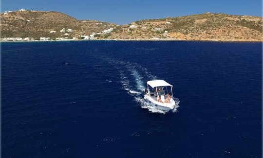 “Apollon” 4,5 m/30 cv - Nenhuma licença é necessária na ilha de Sifnos