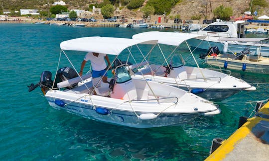 "Apollon" 4.5m/30hp - No License required in Sifnos island