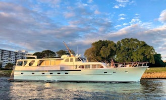 Cruise the Palm Beaches aboard our Classic 75' Yacht!!