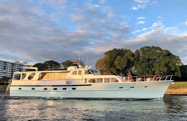 Cruise the Palm Beaches aboard our Classic 75' Yacht!!