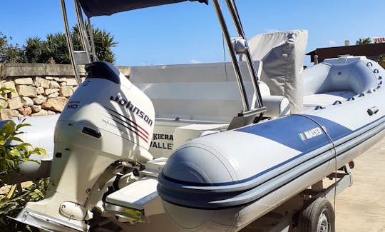 Self-Drive Master 21ft RIB for 8 hours in sunny Malta