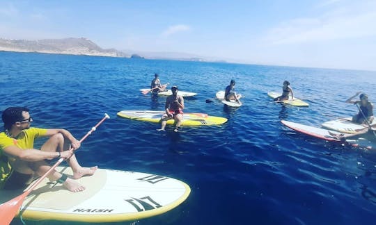 Curso de Iniciação ao Paddle Surf em San Juan de los Terreros, Andaluzia