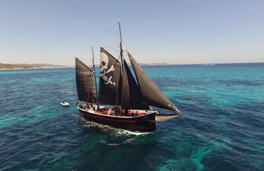 Exclusive Group Charter to Formentera Islands onboard a Sailing Pirate Ship - All Inclusive!!
