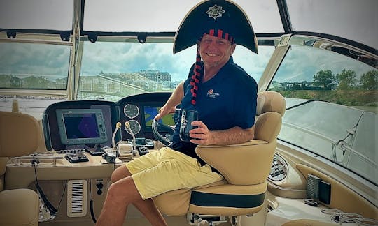 Passeios de 55 minutos do Sea Ray Sundancer no Rio Potomac