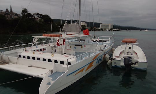 Private Catamaran boat charter Ocho rios