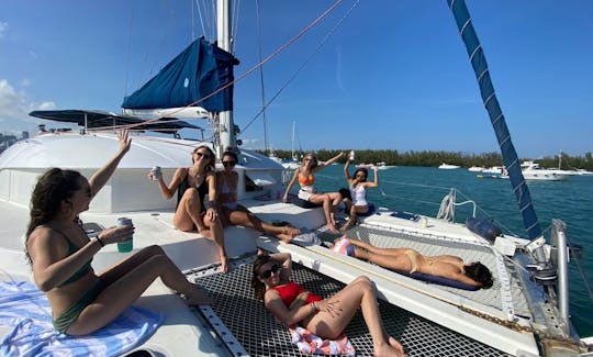 38’ Lagoon Catamaran Charter In Miami, Florida