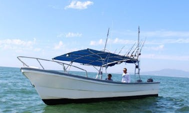 Pesca en Nuevo Vallarta, lancha Flipper III de 27 pies