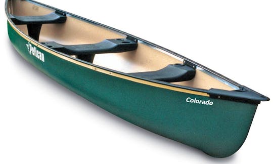 An excellent all-around watercraft, the Pelican Colorado Canoe is a great family canoe for a day of leisurely paddling or canoe-country camping.