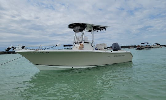 21 ft Seahunt Triton @ Crab Island