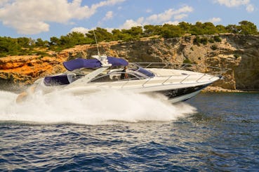 Sunseeker Camargue 50 Motor Yacht Rental in Ibiza, Illes Balears w/ Concierge 💎