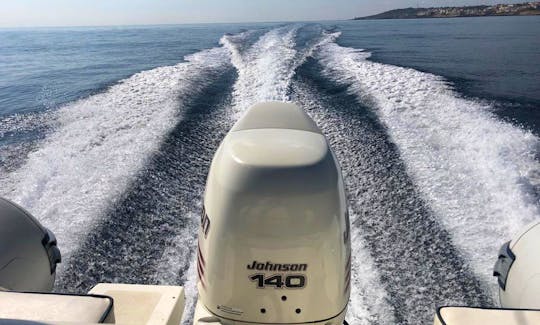 Self-Drive Master 21ft RIB for 8 hours in sunny Malta
