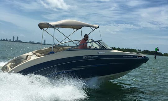 24' Yamaha Jet Boat rental Miami Beach Captain and Fuel included