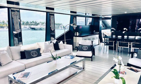121ft Tecnomar Power Mega Yacht: The Best, Luxurious & Modern Yacht Miami Has To Offer