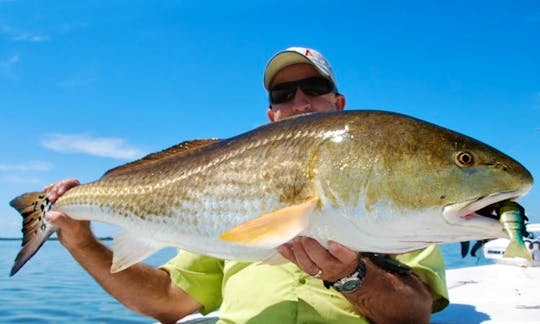 Heart-Pumping Flats Fishing on 16' Hewes Bayfisher Skiff in Daytona Beach, Florida