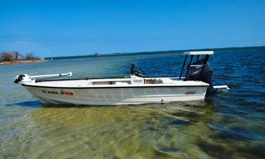 Heart-Pumping Flats Fishing on 16' Hewes Bayfisher Skiff in Daytona Beach, Florida