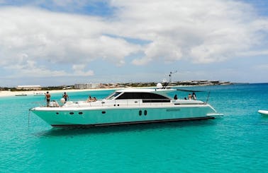 Couach 21m "NEREE" in St Barth from Gustavia