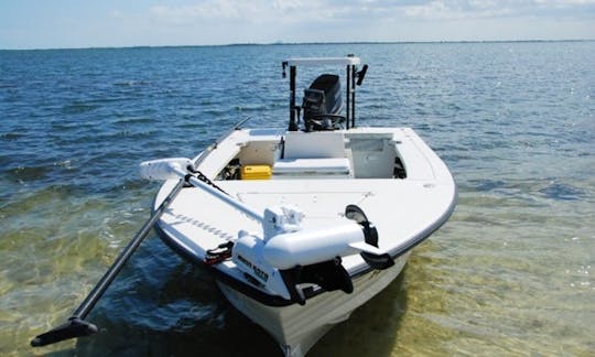 Well Maintained 16' Hewes Flat Skip Ready to Fish in Cocoa Beach,  Florida