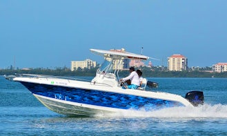 Water and Sun Adventures on the clear blue waters of the gulf with a Captain Scott