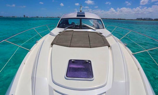 Sunseeker Predator 62 Power Mega Yacht from Tulum - Cancún with a jet ski!