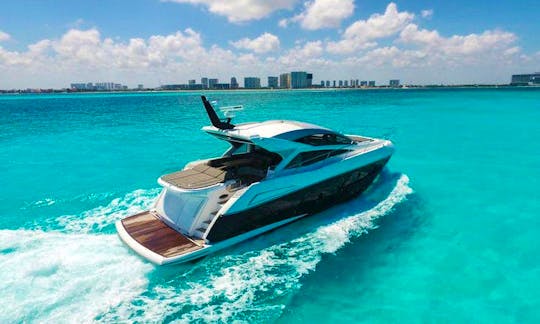Sunseeker Predator 62 Power Mega Yacht from Tulum - Cancún with a jet ski!
