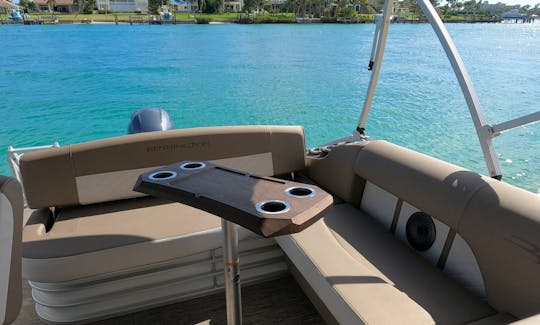 Luxury Pontoon with Captain - Jupiter, Hobe Sound, Peanut Island Pet Friendly