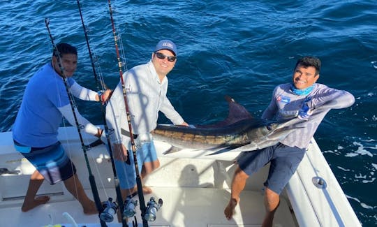 Power Fishing Boat Cabo 35 with Professional Equipment in Puerto Vallarta