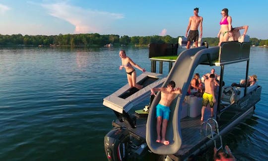 Party Boat - floating waterpark for 13 people in Lake Tahoe!