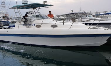 Yate a motor de pesca personalizado de 33 pies para alquilar en Fujairah