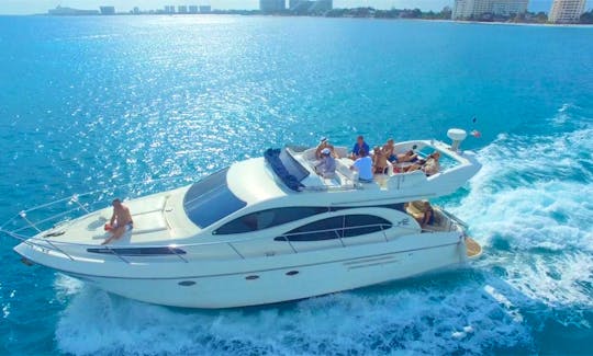 Amazing Yacht For Rent In Cancun - Azimut 48ft Flybridge