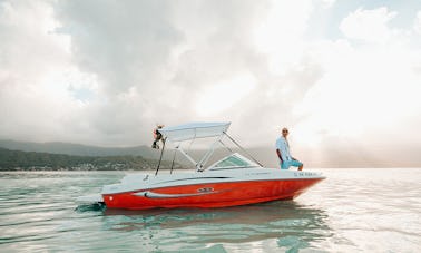 Westside Hawaii Coastline Ko Olina Makaha Sunset aboard Private Powerboat