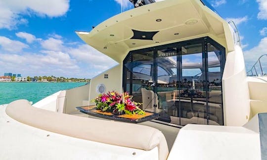 Roses on Water – 43′ Marquis Motor Yacht In Miami, Florida