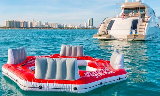 😍Party Miami Super🍻 Yacht 75ft Lazarra in Miami, Florida
