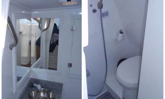 33ft luxury speedboat with bathroom and professional crew - Island hopping