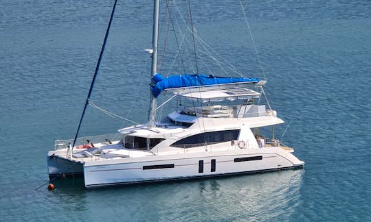 Sailing Yacht Catamaran for Diving and Fishing Charter in Philippines