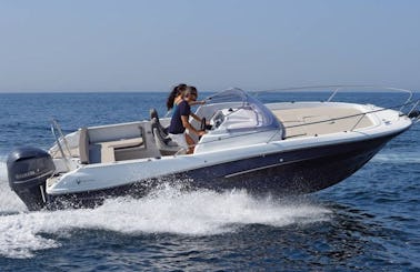 Spectacular Jeanneau Cap Camarat 7.5 Sports Boat Rental in Formentera, Spain