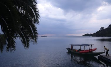 Excursion en bateau à moteur de 23 minutes sur le lac Kivu à Gisenyi