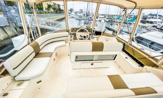 50 ft Private yacht in Marina del Rey. Your private group, BEST CHOICE IN LA!
