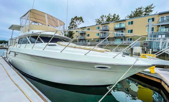 50 ft Private yacht in Marina del Rey. 12 people, your friends, your family, your party.