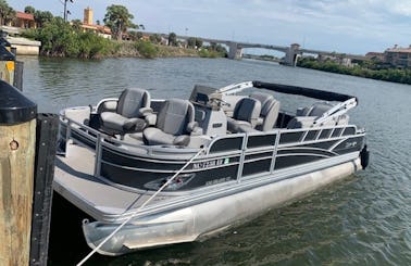 Silverwave 22' Pontoon Rental from Downtown Tampa Area / See the City Lights with Evening Rentals are available!