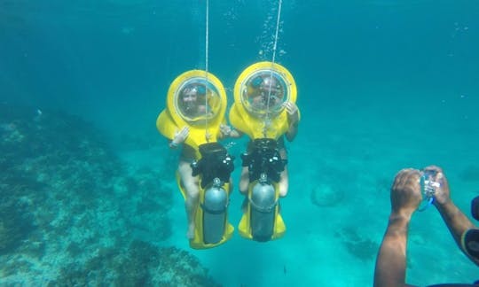 4-Hours Underwater Scooter and Panoramic Boat Tour!