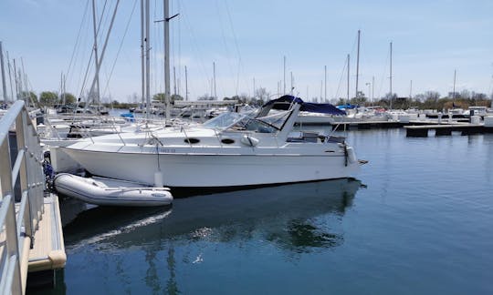 Belo barco Mark Twain privado de 34 pés em Toronto, 8 a 10 pessoas, acomoda 6