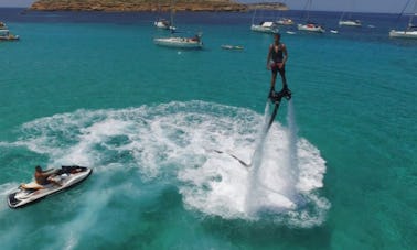 Flyboarding para todas as idades em Ibiza