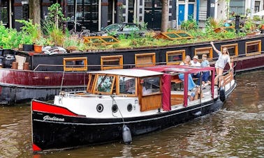 Private 2 hour or more Canal Boat Tour in Amsterdam