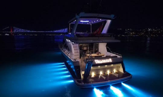 Spectacular Flybridge Motor Yacht for charter in istanbul