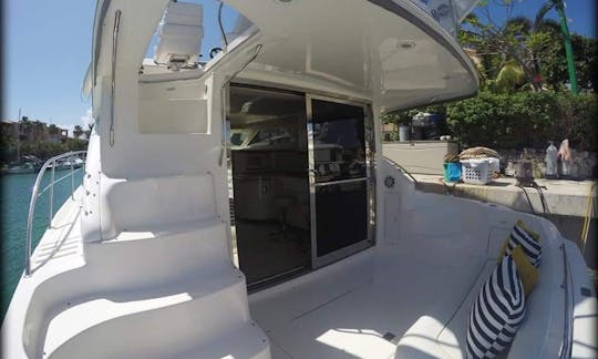 Increíble Sea Ray de 42 pies en Puerto Aventuras cerca de Tulum y Playa