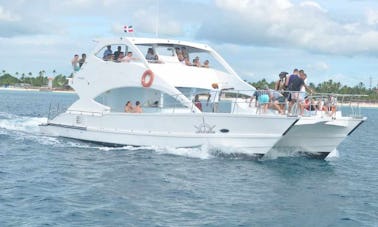 Yacht de luxe 5 étoiles CASA DE CAMPO : capitaine et équipage tout compris 🏝️