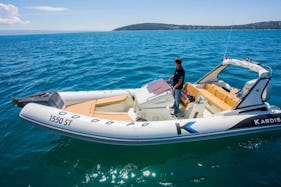 Group Tours In Split Area Onboard a Skippered 26' Kardis Speedboat