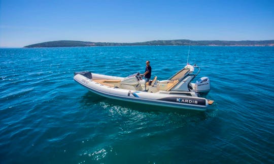 Group Tours in Trogir Area Onboard a Skippered 26' Kardis Speedboat!